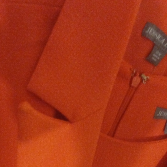 Burnt orange Dress and Matching blazer - Picture 2 of 12